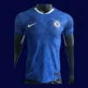 Chelsea 25/26 Home Front Player Version Blue Jersey crest sponsor