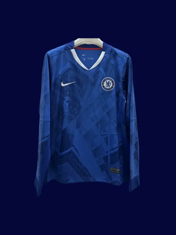 Chelsea 25/26 Home Long Sleeve Front Fans Version blue replica