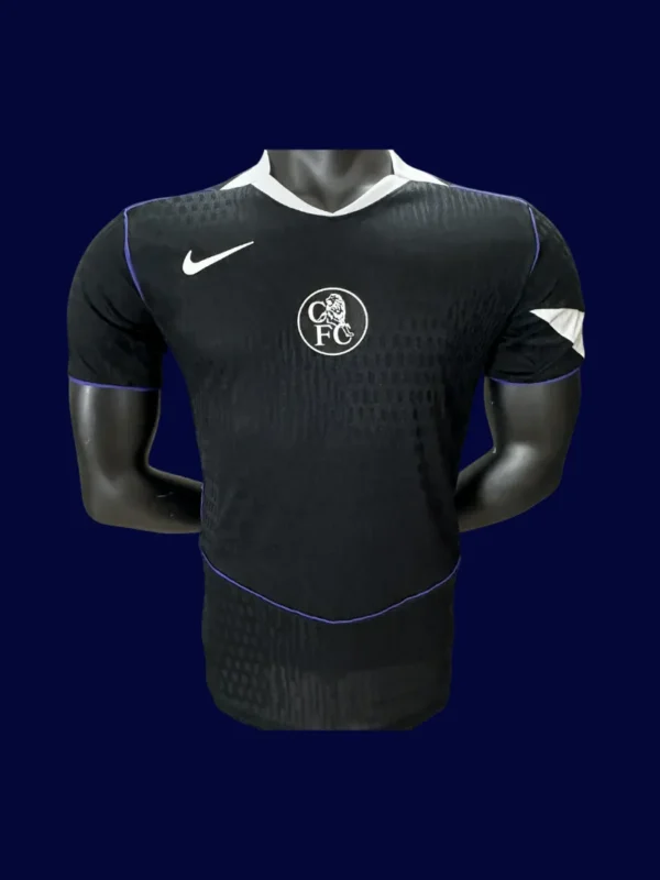 Chelsea Third Black Jersey 2526 Player Version1 - kfcool.com Chelsea 25/26 Third Front Player Version black match jersey