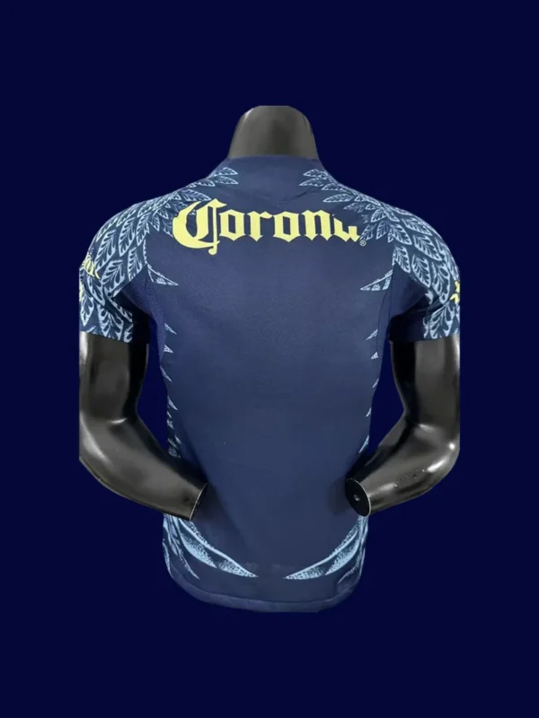 Club America 2526 Away Player Jersey Back | Match Fit Away Rear