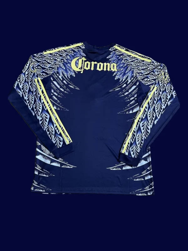 Club America Away Long Sleeve Jersey 2526 Fans Version2 - kfcool.com Club America 2526 Away LS Fans Jersey Back | Supporter Away LS Rear