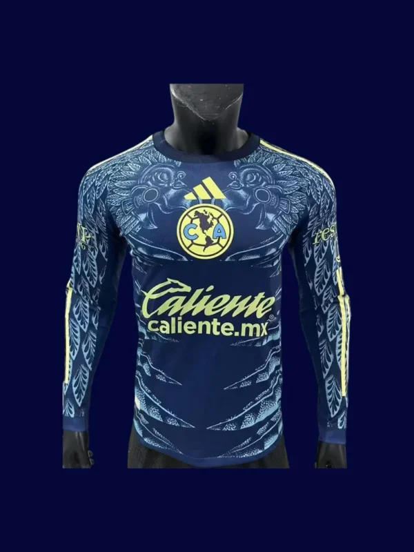 Club America 2526 Away LS Player Jersey Front | Pro Long Sleeve Away