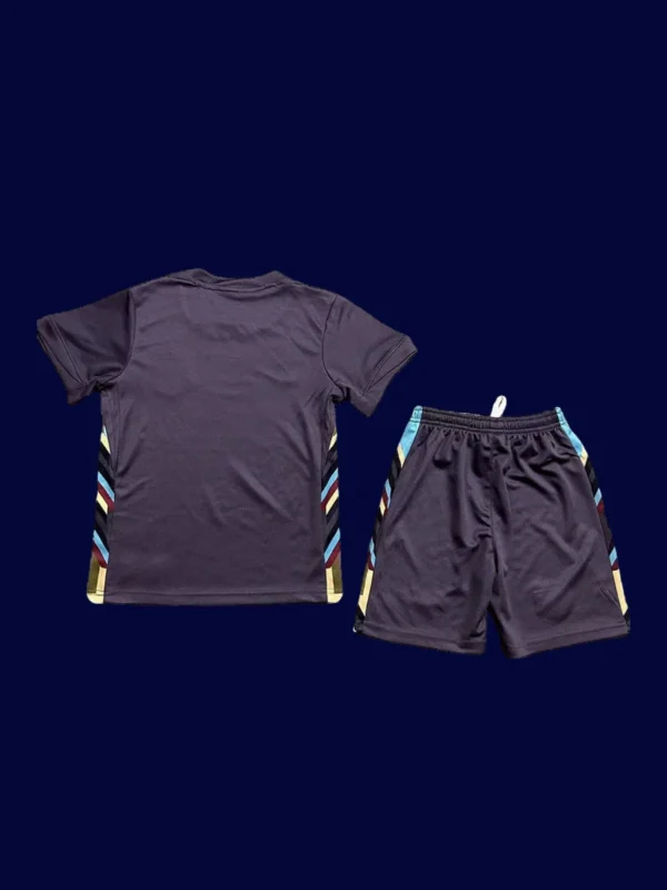 England 24/25 Kids Away Jersey Fans Version - Back | Youth Number & Comfort