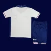 England 24/25 Kids Home White Jersey Fans Version - Back | Youth Number Print