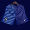 : France 24/25 Away Blue Shorts Fans Version Front