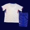 France 24/25 Away Kids Kit Fans Version Back