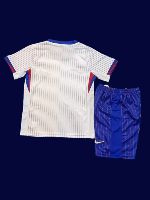 France 24/25 Away Kids Kit Fans Version Back