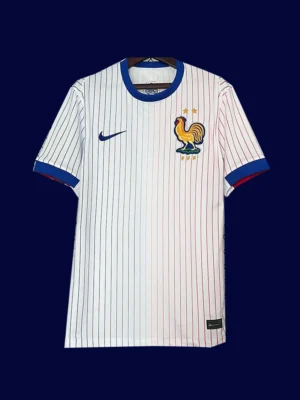 France 24/25 Away White Jersey Fans Version Front