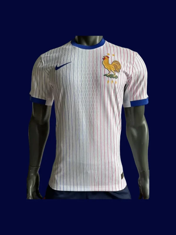 France 242/5 Away White Jersey Player Version Front