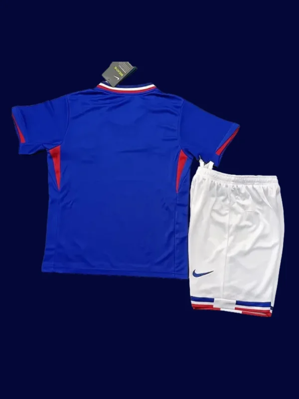 France 24/25 Home Kids Kit Fans Version Back