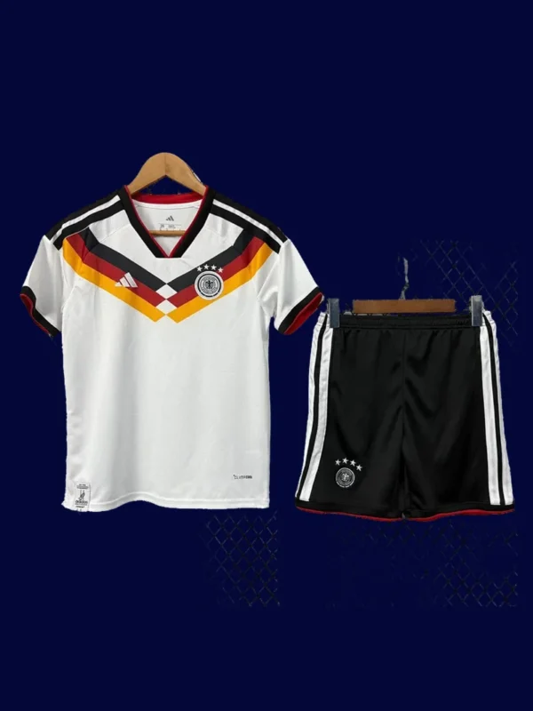 Germany Kids Home Jersey 26/27 Fans — Front | Youth Fan Edition for 2026 World Cup