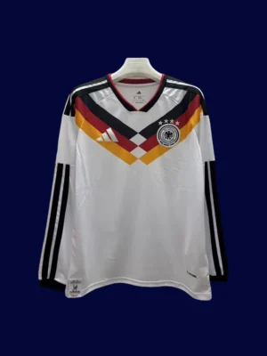 Germany Home White Long Sleeve 26/27 Fans — Front View | 2026 World Cup Fan Edition