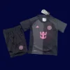 Inter Miami 2526 Away Kids Fans Kit Front | Youth Supporter Black Set