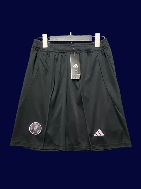 Inter Miami 2526 Away Fans Shorts Front | Supporter Black Bottoms