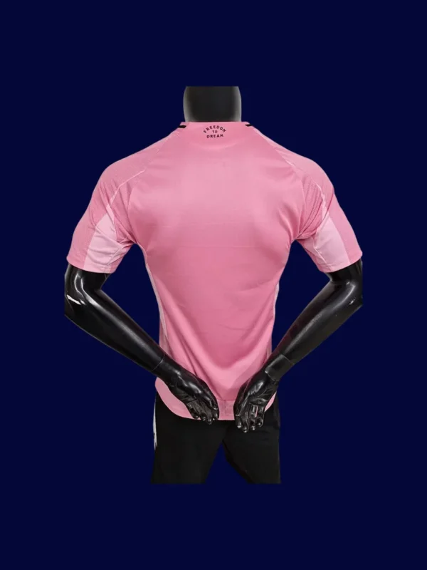 Inter Miami 2526 Home Player Jersey Back | Match Fit Rear