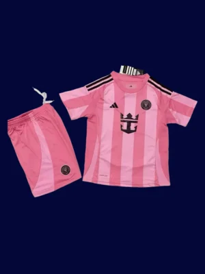 Inter Miami 2526 Home Kids Fans Kit Front | Youth Supporter Set