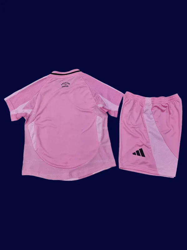 Inter Miami 2526 Home Kids Player Kit Back | Youth Match Rear