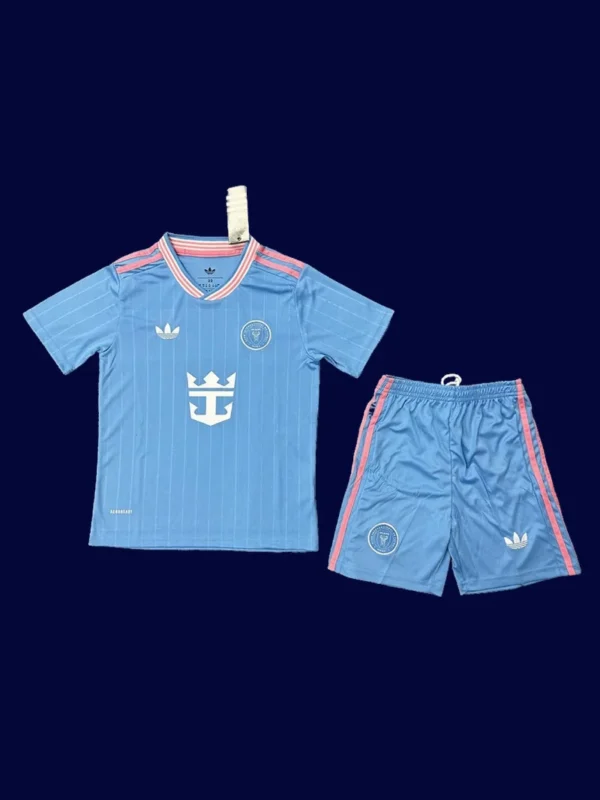 Inter Miami 2526 Third Kids Fans Kit Front | Youth Alternate Set