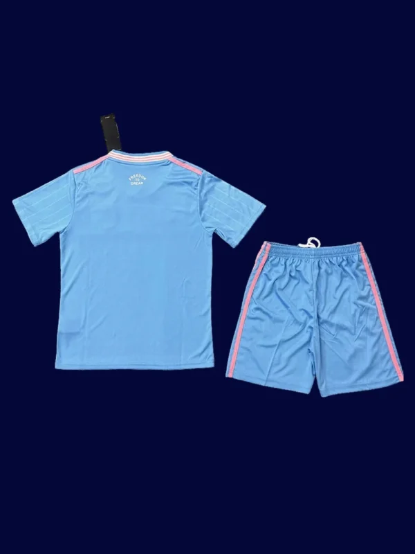 Inter Miami 2526 Third Kids Fans Kit Back | Youth Alt Supporter Rear