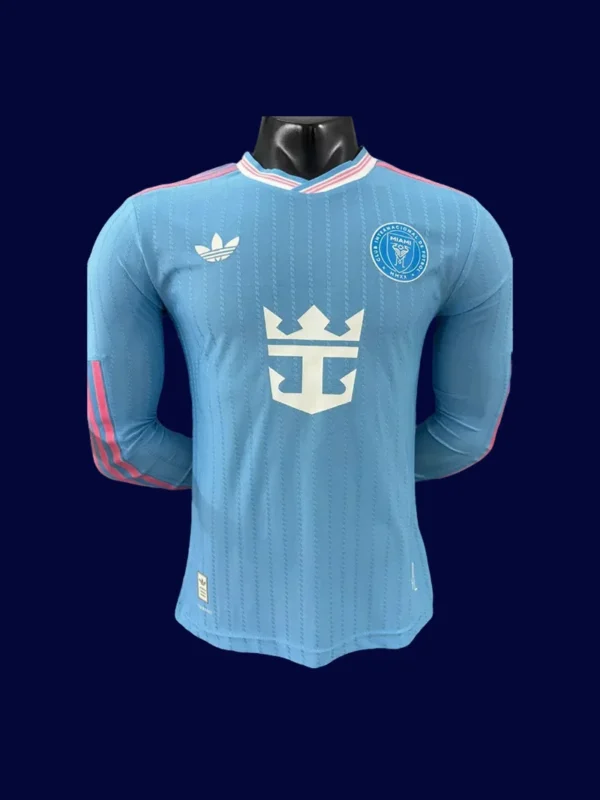 Inter Miami 2526 Third LS Player Jersey Front | Pro Long Sleeve Alt