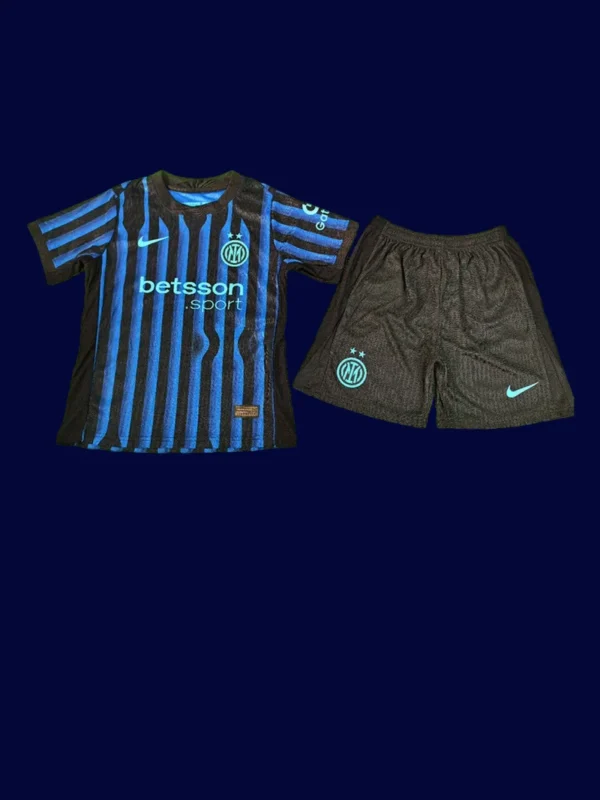 Inter Milan Kids Player Kit 25/26 Home Front View