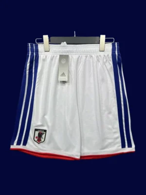 Japan Home White Shorts 26/27 Fans — Front | Supporter Shorts for 2026 World Cup