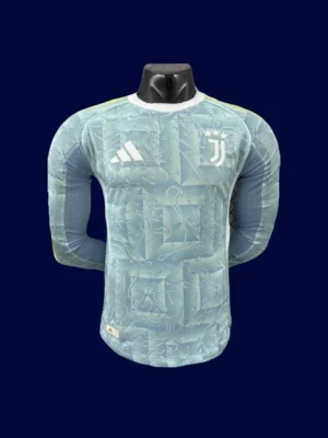 Juventus 2526 Away Long Sleeve Player Front wind-resistant warm jersey