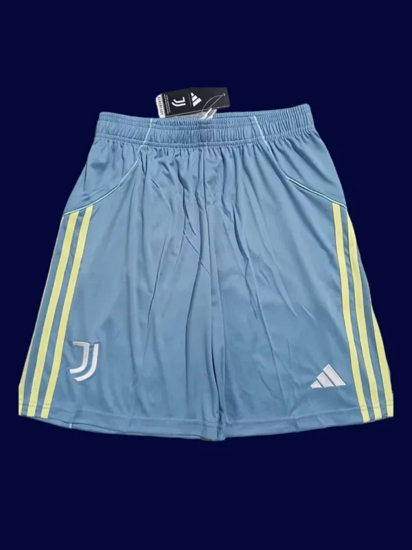 Juventus Away Shorts Pants 2526 Fans Version - kfcool.com Juventus 2526 Away Fans Shorts Front casual elastic fan shorts