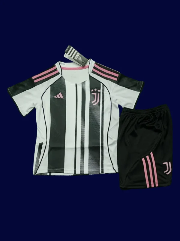 Juventus Home Kids kits 2526 Fans Version1 - kfcool.com Juventus 2526 Kids Home Fans Front casual supporter kids jersey