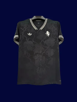 Juventus 2526 Third Black Fans Front fashionable casual black fan jersey