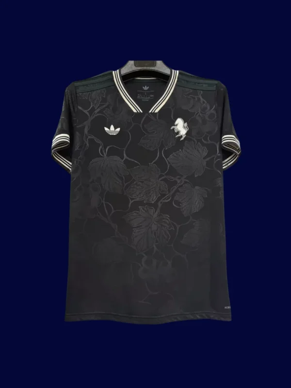 Juventus 2526 Third Black Fans Front fashionable casual black fan jersey