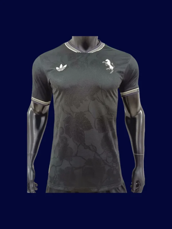 Juventus 2526 Third Black Player Front sleek premium black player jersey