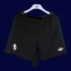 Juventus Third Black Shorts Pants 2526 Player Version1 - KFCool – Football Jerseys & Soccer Kits Store Juventus 2526 Third Black Player Shorts Front lightweight sweat-resistant shorts