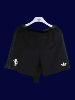 Juventus Third Black Shorts Pants 2526 Player Version1 Juventus 2526 Third Black Player Shorts Front lightweight sweat-resistant shorts