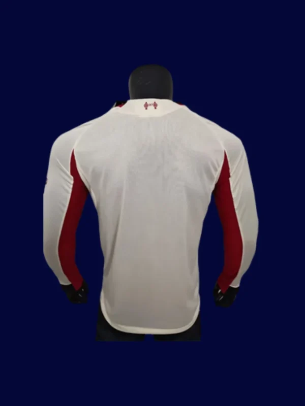 Liverpool Away Long Sleeve 25/26 Player Version Back