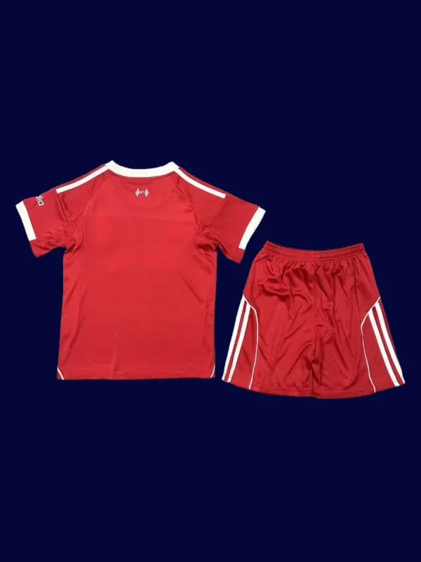Liverpool Home Red Kids Kit 25/26 Back