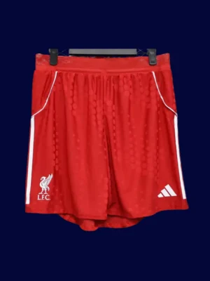 Liverpool Home Red Shorts Pants 2526 Player Version1 Liverpool Home Red Shorts 25/26 Player Version Front