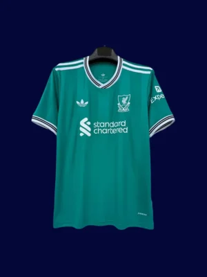 Liverpool Third Green Jersey 2526 Fans Version1 Liverpool Third Green Jersey 25/26 Fans Version Front
