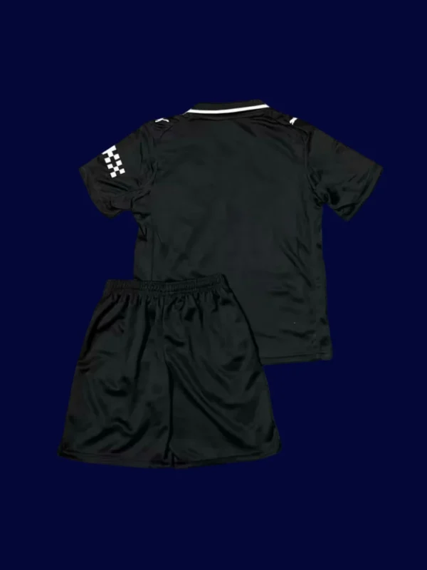 Man City 25/26 Black Special Edition Kids Kit Back Photo