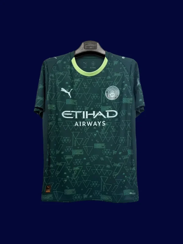 Man City 25/26 Fourth Fans Jersey Front Photo
