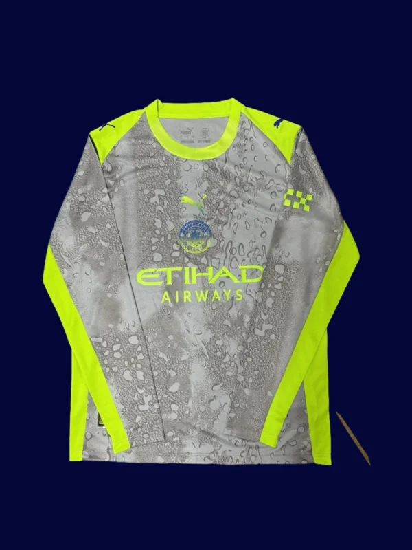Man City 25/26 Third Long Sleeve Fans Jersey Front Image