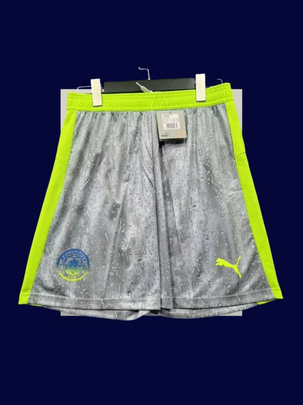 Manchester City Third Shorts Pants 2526 - kfcool.com Man City 25/26 Third Shorts Front Image