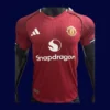 ManU 25/26 Home Red Jersey Player Version Front, player-style, breathable