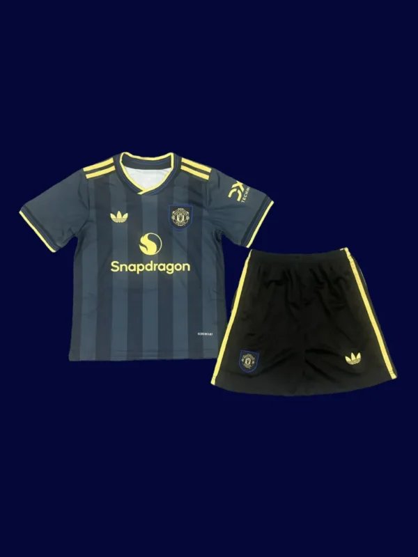 ManU 25/26 Kids Third Fans Front, youth third kit, vibrant