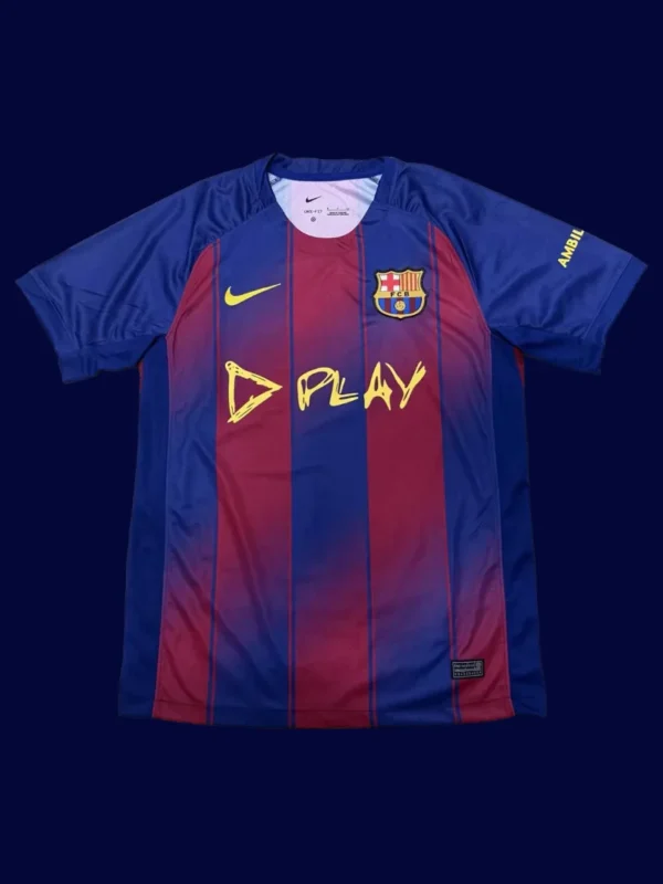 Barcelona 2526 Ed Sheeran Home Fans Front affordable collaboration fan jersey