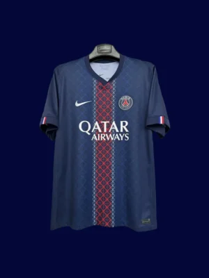 PSG Home Blue Jersey 25/26 Fans Version Front (Replica)