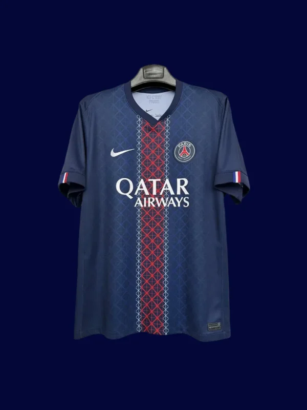 PSG Home Blue Jersey 25/26 Fans Version Front (Replica)