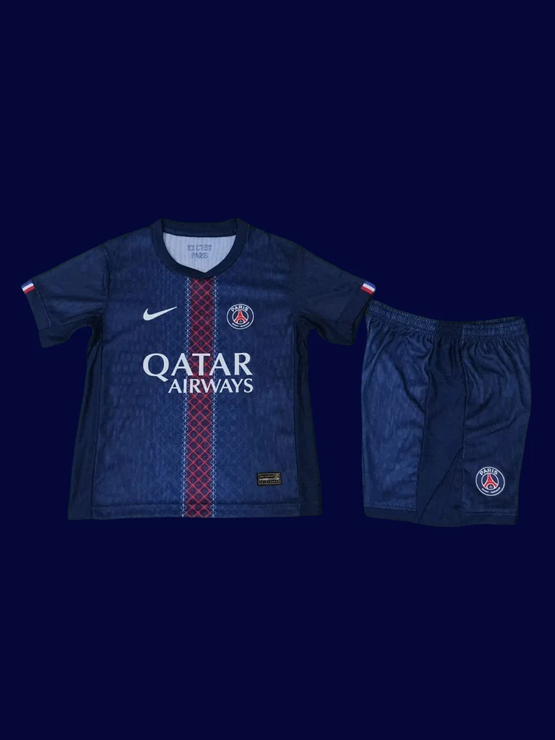 PSG Home Blue Kids kits 25/26 Fans Version