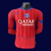PSG Third Red Long Sleeve Jersey 25/26 Player Version Front