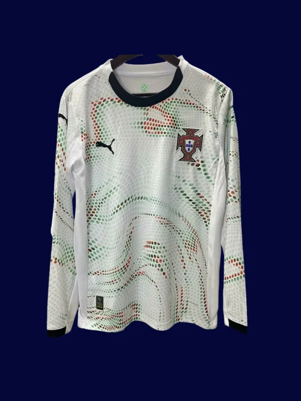 Portugal 2526 Away LS Fans Jersey White Front | Supporter LS Kit